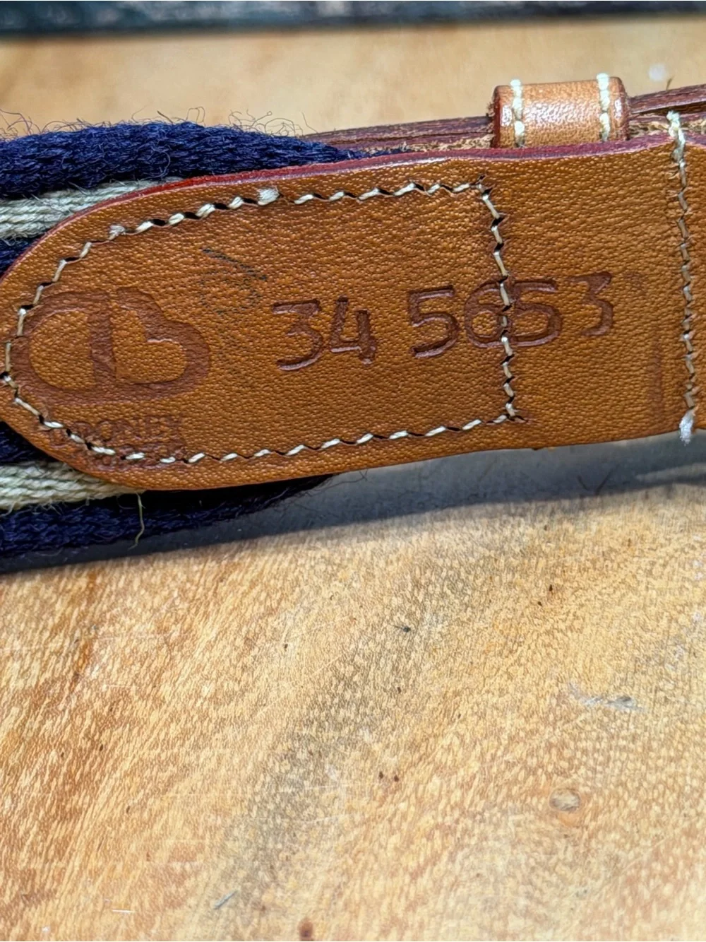Dooney & Bourke Vintage 1980’s Equestrian Stripe‎ Belt (EUC)